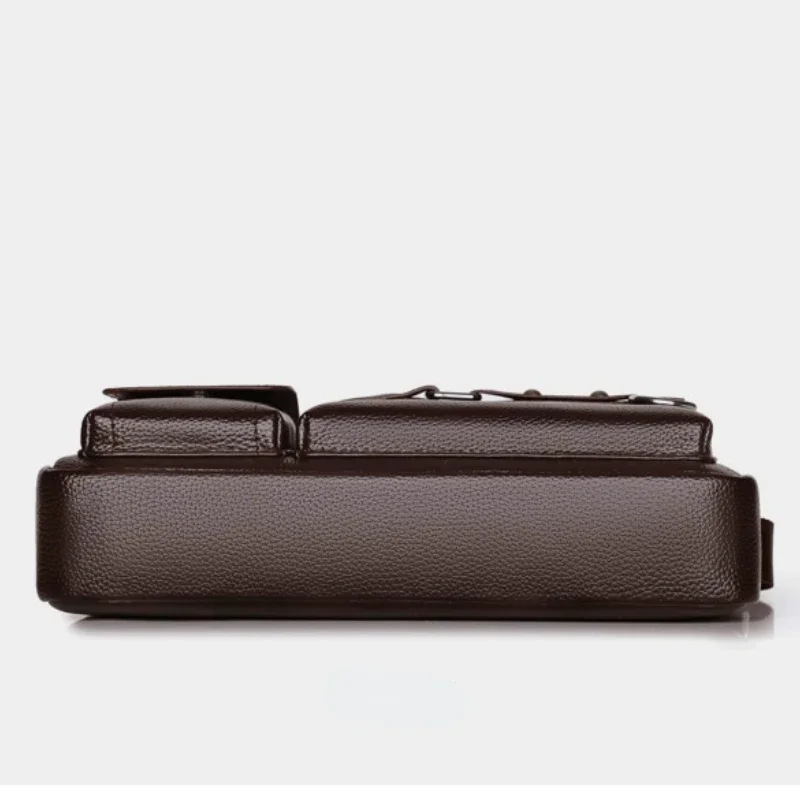 2024 New Men Shoulder Bag for 10.4" Ipad PU Leather Business Handbags Men Messenger Bags Fashion Man Crossbody Bag - Image 4