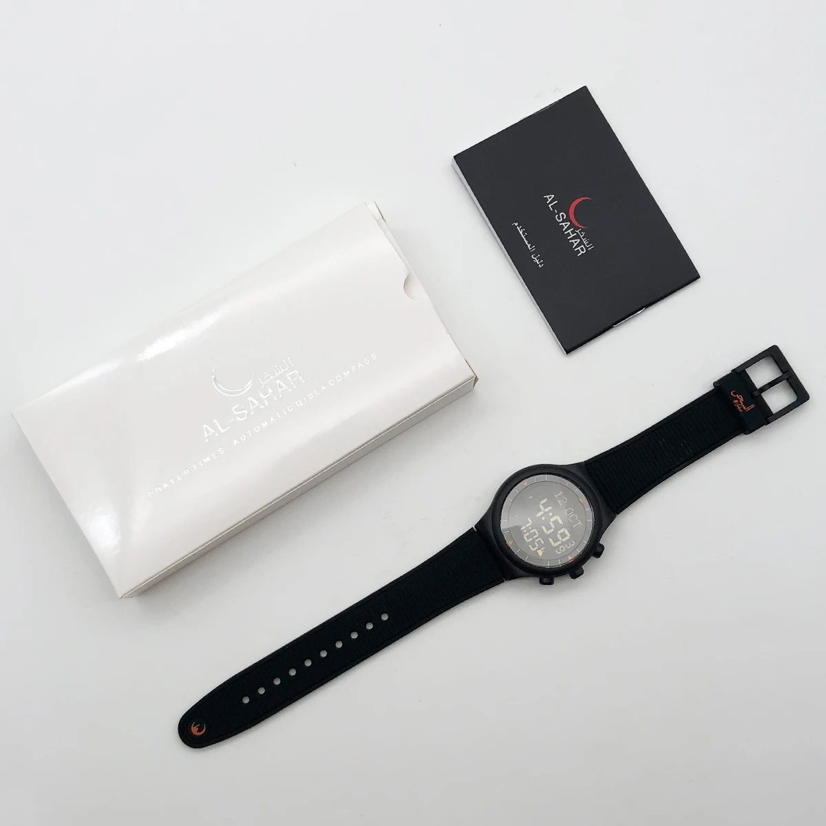 AL-SAHAR Azan Clock for Muslim Prayer with Qibla Compass Islam Backlight Sport Watch Include Hijri Calendar or AL Fajr - Image 6